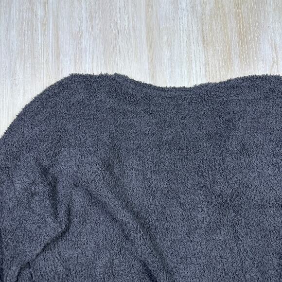 Beyond Yoga Gray Waterfall Draped Open Front Casual Cardigan Sweater Small - Picture 13 of 16